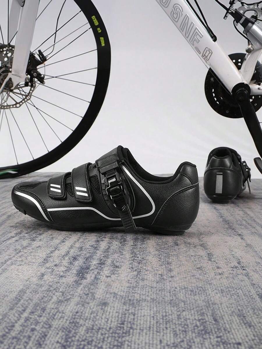 Zapatos de bicicleta adecuados para hombres sin para deportes al aire libre, zapatos de bicicleta ultraligeros para ciclismo indoor, equipo adecuado para ciclismo diario y de corta distancia, con suela de goma interior cómoda
