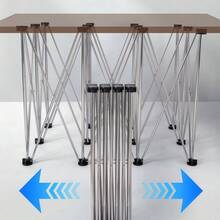 Workbench Support Legs (Excluding Tabletop), Easy To Store And Carry In 1 Second - Black - View 6