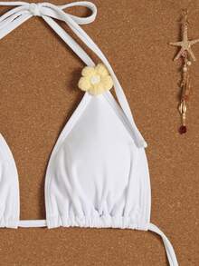 Bộ bikini 3 mảnh nữ thanh lịch, gợi cảm, thoải mái cho kỳ nghỉ hè, với họa tiết bong bóng nhiều màu sắc, kèm chân váy lưới dệt hoa. Chất liệu co giãn thoải mái, đồ bơi đi biển thanh lịch, lý tưởng cho mùa hè, bãi biển, kỳ nghỉ, tiệc tùng, các hoạt động bên bờ biển, lựa chọn hoàn hảo cho những ngày đi biển hoặc hồ bơi thời trang. - Nhiều màu - Xem 4