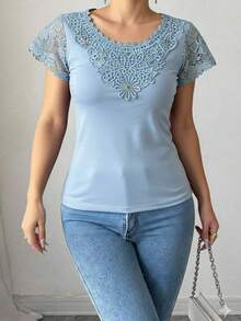 Women Blouses & Shirts - Azul Cielo - View 1