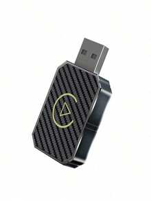 Adaptador inalámbrico Android Auto 2 en 1 - Compatible con protocolo USB-C/PD, Plug and Play, baja latencia, soporte de conectividad inalámbrica, interfaz USB-C (5V), compatible con sistemas iOS 10+ y Android 11+, receptor de automóvil, adecuado para teléfonos inteligentes y vehículos, adaptador inalámbrico para una experiencia de entretenimiento en el automóvil sin problemas, sin cables necesarios, configuración sencilla, salida de audio mejorada - negro - Ver 4