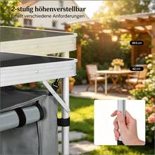 Outdoor Table - Black - View 7