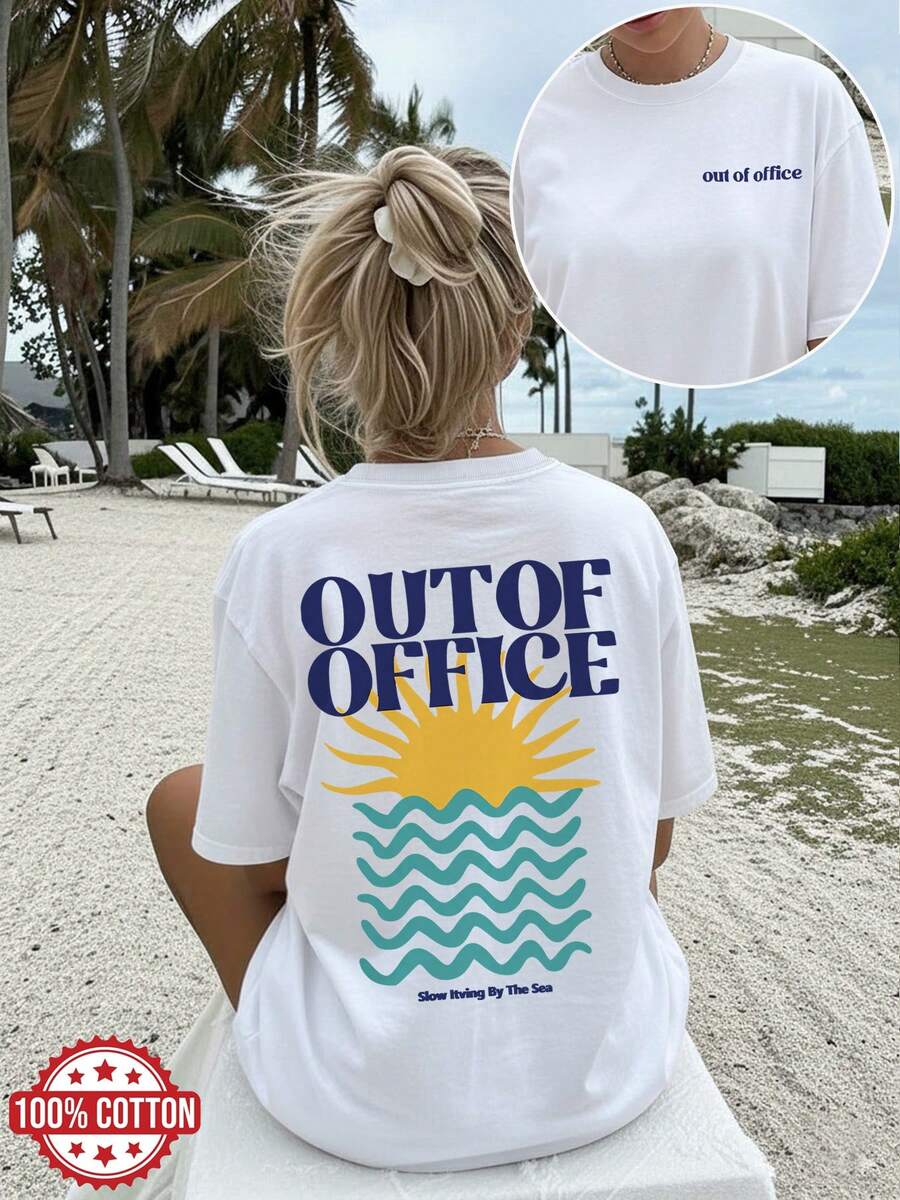 Women T-Shirts - [White] - View 1
