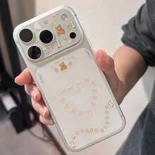 Apple 17 Series Phone Plush Rabbit Bear Cute Stickers DIY Decorative Sticker Base Material Camera Stickers Cartoon Stickers Embossed 3D DIY Phone Case Camera Stickers (Phone Accessories) - Multicolor - View 6
