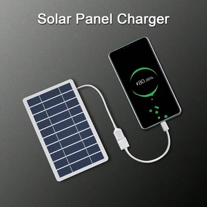 2W 5V Solar Panel, USB Portable, Outdoor Camping, DIY Battery Charger