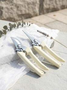 1pc Garden Pruning Shears With Sharp Curved And Straight Blades, Suitable For Trimming Plants, Flowers And Fruit Trees. Comfortable Grip, Ideal Gift For Gardening Enthusiasts, Suitable For Both Men And Women - Multicolor - View 3