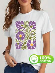 Women T-Shirts - [White] - View 1