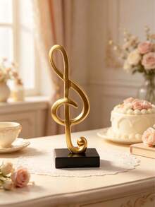 Juego de decoración con notas musicales creativas, kit de decoración musical de alta gama, decoración del hogar elegante y exquisita, regalo elegante para la habitación del piano, regalo para amantes de la música, regalo de cumpleaños con elementos musicales - Múltiples estilos - Ver 12