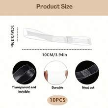 10/20 dây giày tàng hình chất liệu TPU chống trượt, thích hợp cho dép xăng đan, giày cao gót, giày bệt. - Xem 2