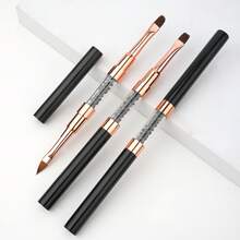 1支亚克力美甲笔 UV凝胶雕刻笔 液体粉末美甲3D绘图笔 塑形笔 美甲工具 - 淺藍色 - 查看 1