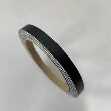 1 Roll 393.7 Inch Thick Metal Frame Frosted Beautiful Seam Frame Sticker, Removable Thick Black Frosted Edge Strips, Furniture Self-Adhesive Edge Strips Wood Grain, Suitable For Refurbishing Cabinet Door Gaps, Door Frame, Wall Decoration - B - View 12