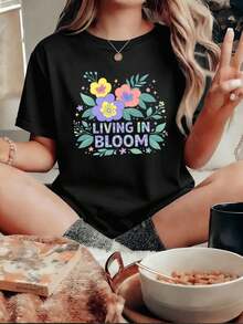Women T-Shirts - Black - View 1