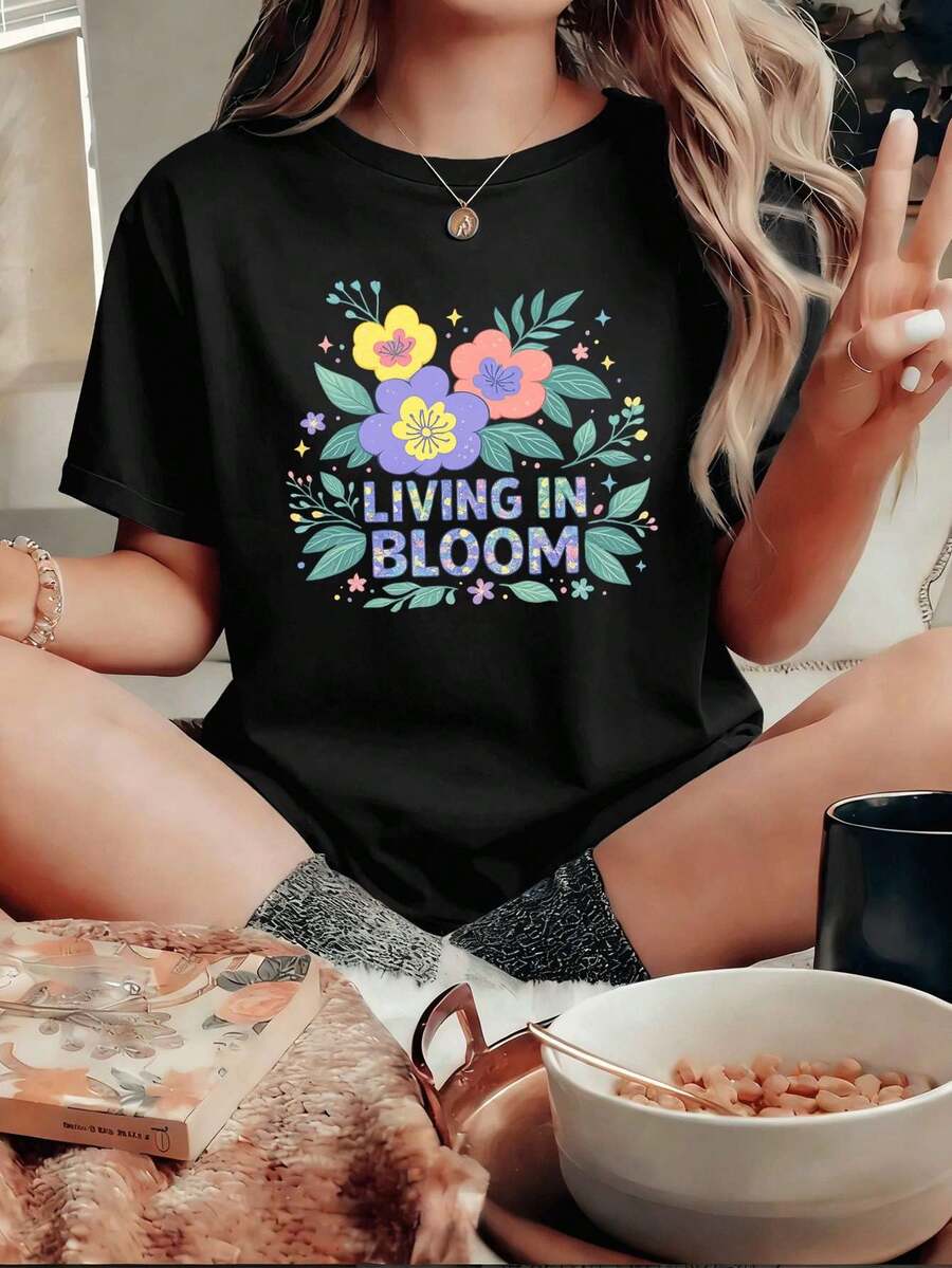 Women T-Shirts - Black - View 1