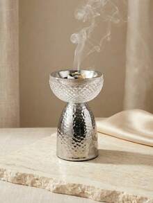 1pc/Set Metal Hammered Glass Aromatherapy Diffuser, Modern Luxury Style Fragrance Diffuser. Suitable For Home Decor, Office, Living Room, Celebration Events And Yoga Space. Can Be Used As Living Room Decor, Back To School Gift, Graduation Gift, Souvenir, Valentine's Day Gift, Wedding Gift, Gift, Decor, Promotion, Giveaway, Blessing, - one-size - View 12