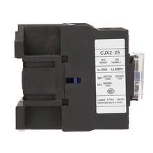CJX2-2501 High Sensitivity Industrial Electric AC Contactor 220V 25A - Negro - Ver 6
