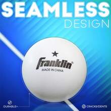 Franklin Sports Table Tennis Balls - Official Size And Weight 40mm Table Tennis Balls - One Star Professional Balls - Bulk Packs And Family Sets - ColorA - View 3