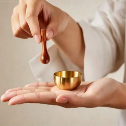 1 chiếc chuông cửa bằng đồng thau có đế gỗ, phụ kiện chuông gió lối vào nhà, chuông cửa trang trí phù hợp cho hiên nhà/sân trong nhà/ngoài trời, mặt dây chuyền chuông đồng cổ điển độc đáo phát ra âm thanh trong trẻo, chặn cửa chống va chạm và trang trí nhà cửa.