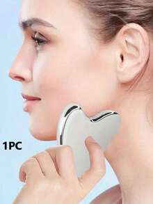 1pc/2pcs Stainless Steel Gua Sha Tool Set, Body Massage Scraper, Full Body Muscle Gua Sha Massager, Physical Skin Massage Relaxation Device, Unisex - Silver - View 17