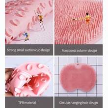 Shower Foot Scrubber Mat Back Washer Exfoliating Bath Wash Pad Wall Mounted Slip Suction Cups For Use In Cleaner Men And Women - View 9