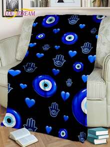 The Evil Eye, Eye Of Horus, And Tree Of Life Nazar Rugs Are Soft And Comfortable, Suitable For Use In Bedrooms, Beds, Sofas, Picnics, And Travel. Room Decor,Bedroom Decor,Home Decor Items.Outdoor Rug,Welcome Mat,Home Decor,Bathroom Decor,Bath Mat,Rug For Bedroom. - 白色 - 查看 1