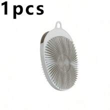Bàn chải tắm/toàn thân bằng silicon, thích hợp để vệ sinh hàng ngày. - màu trơn - Xem 9