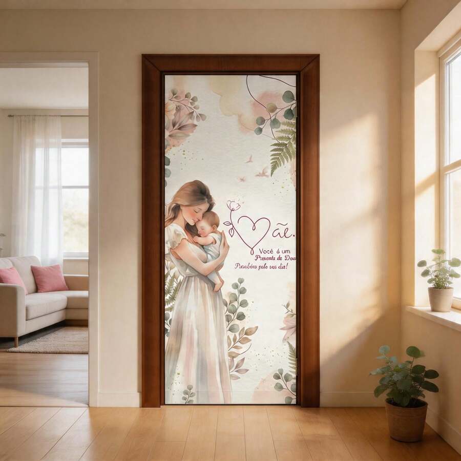 Capa Para Porta Tema Dia Das Mães