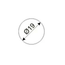 Interruptor de porta embutido, saída axial, liga/desliga, Electro DH 11.492.I 8430552091850 - Branco - Ver 3