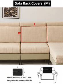 1 tấm bọc ghế sofa co giãn, chống trượt, phủ toàn bộ bề mặt, dùng được cả bốn mùa, chất liệu vải dày dặn, có thể giặt máy, chống bụi, thân thiện với thú cưng, có thể điều chỉnh kích thước phù hợp cho phòng ngủ, văn phòng, phòng khách, ghế sofa hình chữ L và ghế sofa 1/2/3/4 chỗ ngồi. - Màu Khaki - Xem 14