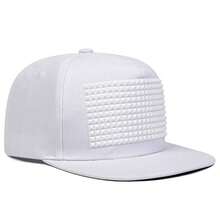 1 pieza Gorra de béisbol con visera cuadrada para hombres, estilo urbano hip hop, moda casual para primavera, otoño, viajes y vacaciones en la playa - Multicolor - Ver 11