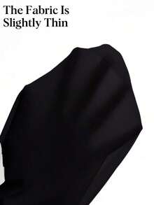 Minimalist Sexy Sporty Knit Camisole Tank Top, Slim Fit - Black - View 8