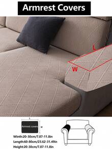 1 tấm bọc ghế sofa co giãn, chống trượt, phủ toàn bộ bề mặt, dùng được cả bốn mùa, chất liệu vải dày dặn, có thể giặt máy, chống bụi, thân thiện với thú cưng, có thể điều chỉnh kích thước phù hợp cho phòng ngủ, văn phòng, phòng khách, ghế sofa hình chữ L và ghế sofa 1/2/3/4 chỗ ngồi. - Màu Khaki - Xem 14