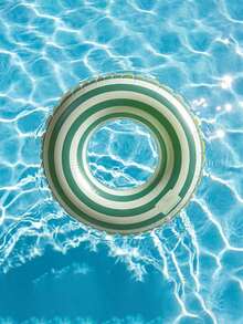Boia Inflável com Válvula à Prova de Vazamento, Alta Flutuabilidade, Anel Flutuante, Unissex para Adultos, Design Minimalista, Adequado para Piscina, Lazer, Férias de Luxo, Viagem, Praia, Diversão na Água, Essencial de Verão, Temporada de Volta às Aulas - Vários estilos - Visão 19