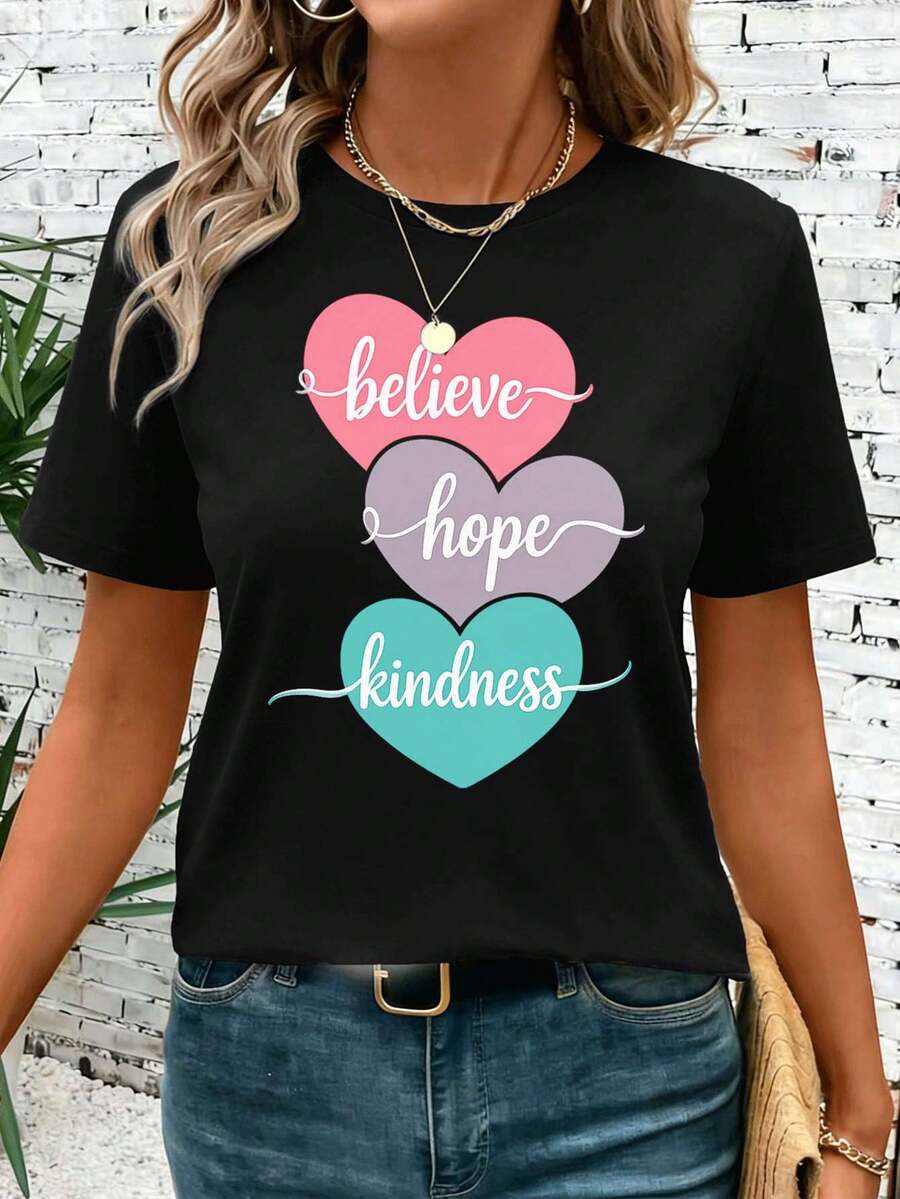 Women T-Shirts - Black - View 1