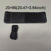 1 Set Pantalla LED flexible para parabrisas de coche, con efecto de ojos de demonio brillantes animados, control por aplicación, alimentado por USB, efectos personalizables, sin batería requerida - A - Ver 11