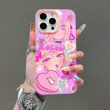 Collage de anime kawaii rosa de Marin Kitagawa.funda de teléfono Fundas compatibles con ,Apple,VIVO,OPPO,,, y Honor.Fabricadas en silicona TPU,ofrecen protección contra golpes y caídas. - Rosa - Ver 1