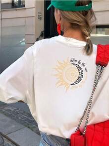 Women T-Shirts - [White] - View 3
