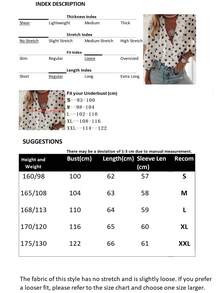 Polka Dot Romantic French Style Elegant Women's Blouse White Vacation Spring - White - View 3
