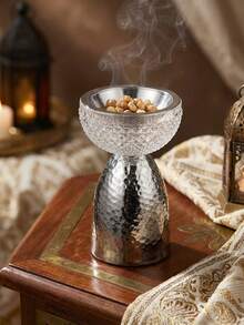 1pc/Set Metal Hammered Glass Aromatherapy Diffuser, Modern Luxury Style Fragrance Diffuser. Suitable For Home Decor, Office, Living Room, Celebration Events And Yoga Space. Can Be Used As Living Room Decor, Back To School Gift, Graduation Gift, Souvenir, Valentine's Day Gift, Wedding Gift, Gift, Decor, Promotion, Giveaway, Blessing, - one-size - View 7