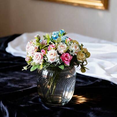 Artificial Flowers For Home Decor, Wedding Table Centerpieces, Spring & Mother's Day Gifts, And Farmhouse-Style Arrangements DIY