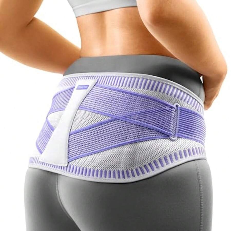 Cinturón de soporte sacroilíaco y lumbar unisex - Diseñado ...