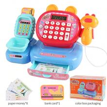 Cash Register Toy For Girls Boys, Pretend Play For Kids Age 3-5, Learning Cash Register Toy With Scanner, Play Money & Pretend Credit Card, Pretend Play Shopping Store Playset, Educational Preschool Activities - Multicolor - View 10