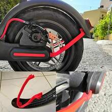 1 pieza Soporte universal trasero para M365/Pro/1S, guardabarros trasero de ABS con soporte anti-colisión y amortiguación, accesorio de guardabarros trasero para scooter eléctrico - Multicolor - Ver 5