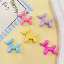 5pcs/10pcs Colorful Balloon Puppy Fridge Magnets, Cute Cartoon Decorative Fridge Magnets And Whiteboard Magnets, Resin Magnet Decor For Home Kitchen And Room, Ideal Christmas And Halloween Gift, Fridge Magnets, Kitchen Accessories, Home Decor - Multicolor - View 1
