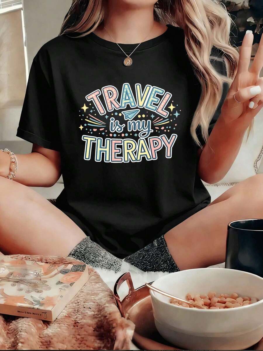 Women T-Shirts - Black - View 1