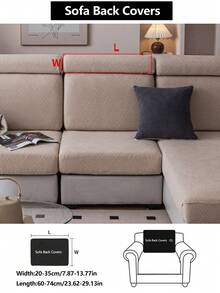 1 tấm bọc ghế sofa co giãn, chống trượt, phủ toàn bộ bề mặt, dùng được cả bốn mùa, chất liệu vải dày dặn, có thể giặt máy, chống bụi, thân thiện với thú cưng, có thể điều chỉnh kích thước phù hợp cho phòng ngủ, văn phòng, phòng khách, ghế sofa hình chữ L và ghế sofa 1/2/3/4 chỗ ngồi. - Màu Khaki - Xem 15