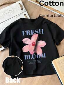 Women T-Shirts - Black - View 1