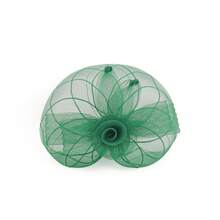 1 chiếc mũ cài tóc Fascinators cho nữ, mũ dự tiệc trà kiểu Kentucky, mũ dự tiệc Derby, mũ hoa cài tóc đính ngọc trai, mũ hộp nhỏ cho cô dâu, đám cưới, kẹp tóc. - A - Xem 9