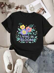 Women T-Shirts - Black - View 2