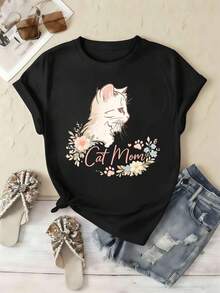 Women T-Shirts - Black - View 2