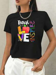 Women T-Shirts - Black - View 1